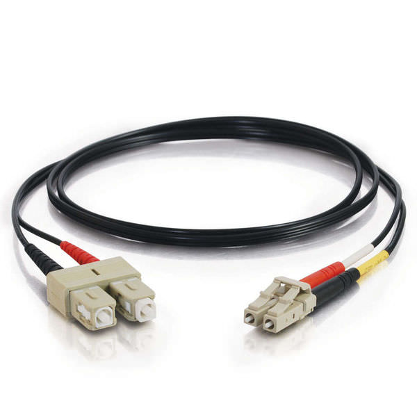 5m LC-SC 50/125 OM2 Duplex Multimode Fiber Optic Cable - Plenum CMP ...