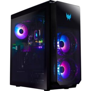 Acer Predator Orion 7000 PO7-640 PO7-64-UD11 Gaming Desktop Computer - Intel Core i7 12th Gen i7-12700K - 32 GB - 2 TB HDD - 1 TB SSD - Windows 11 Pro 64-bit - NVIDIA 10 GB - IEEE 802.11ax - 800 W